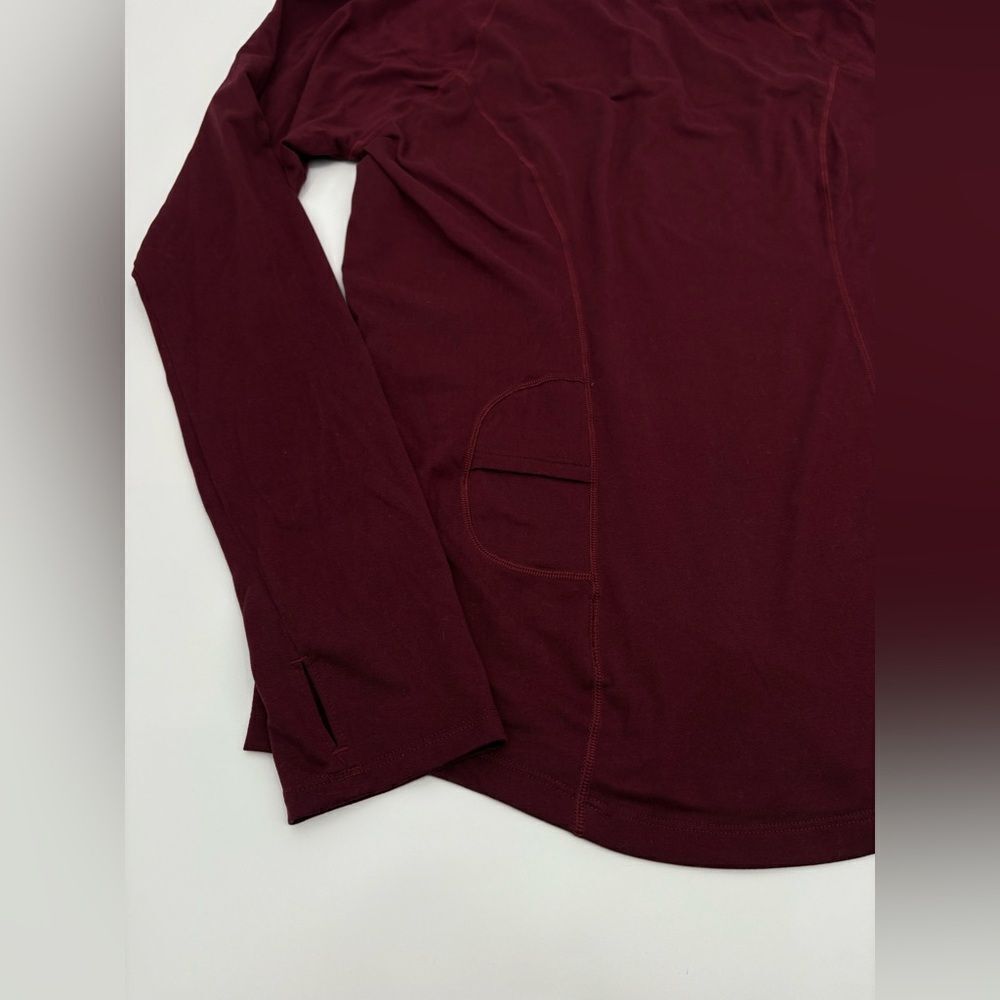 Mountain hardware | men’s Maroon Long Sleeve Top - Picture 7 of 8